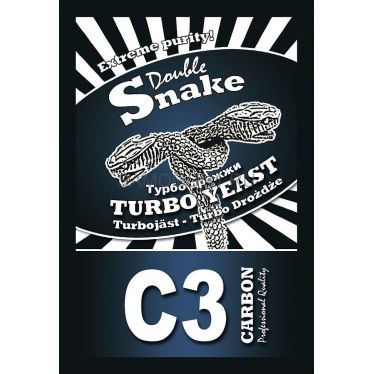 Сухі турбо дріжджі DoubleSnake C3 Carbon