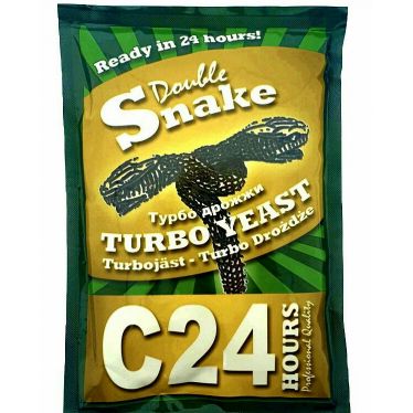 Сухі турбо дріжджі DoubleSnake C24