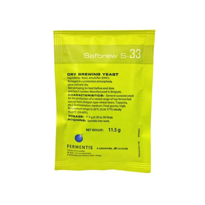 Дріжджі Пивоварні Fermentis S-33 (11,5 г), 90 грн., Зображення 1 Дріжджі Пивоварні Fermentis S-33 (11,5 г), Зображення 1