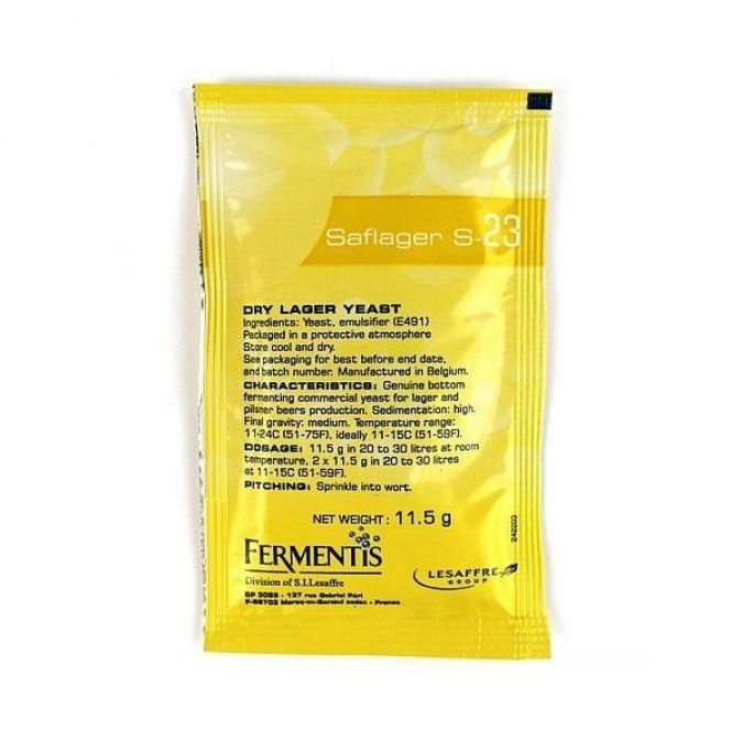 Дрожжи Пивоваренные Fermentis S-23 (11,5г), 215 грн., Изображение 1 Дрожжи Пивоваренные Fermentis S-23 (11,5г), Изображение 1