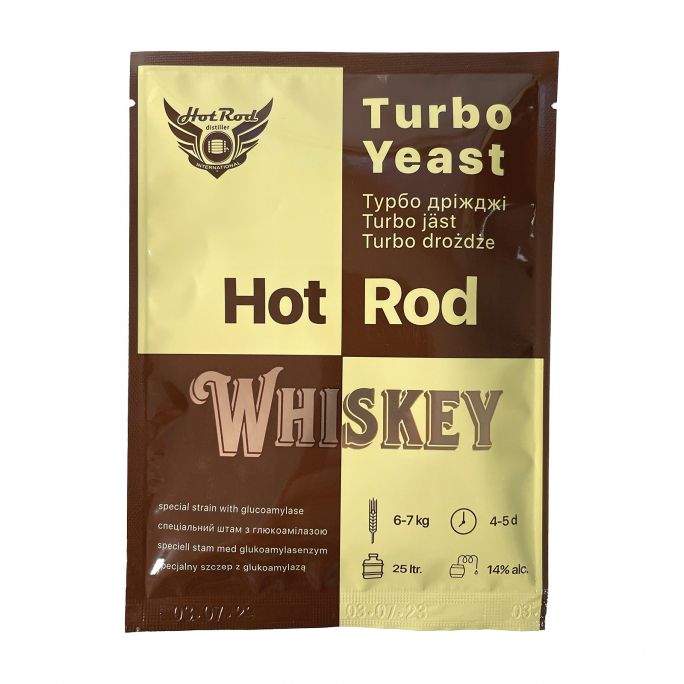 Турбо дріжджі Hot Rod Whiskey на 25 л (71 г), 150 грн., Изображение 1 Турбо дріжджі Hot Rod Whiskey на 25 л (71 г), Изображение 1