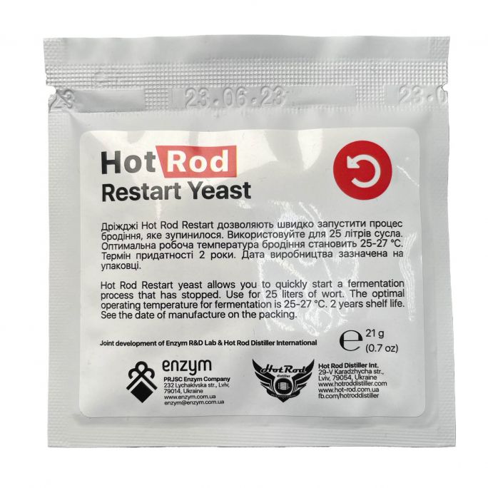 Винні дріжджі Hot Rod Restart (21 г), Зображення 1